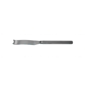 Femoral neck elevator 17 1/2" curved 38.0mm blade round handle – surgivalley (007210577)