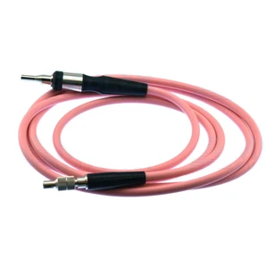 Fiberoptic light cable 8' length x 3.5mm bundle diameter, pink sheathing, Pilling scope / Pilling light source connectors – surgivalley (999210620)