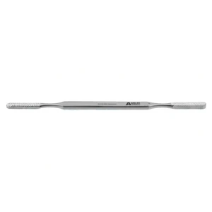 Fomon rasp 8 1/2" double-ended, backward cutting 7.0mm wide 4-sided, convex and flat blades fine teeth flat handle – surgivalley (002211559)