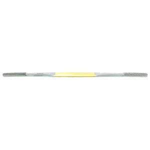 Fomon rasp 8 1/2" double-ended, backward cutting 7.2mm wide, TC teeth, grits 9 & 10 flat handle – surgivalley (002211646)