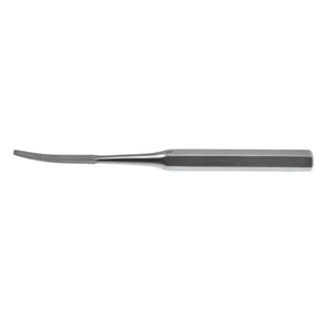Hibbs osteotome 9 1/4" curved 6.0mm wide hexagonal handle – surgivalley (012210502)