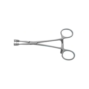 Ikuta-Knochenklemme 5 1/2" gerade, 10.0mm breite Branchen, 8 spitze Zähne, Ringgriff mit Sperre – surgivalley (004210634)