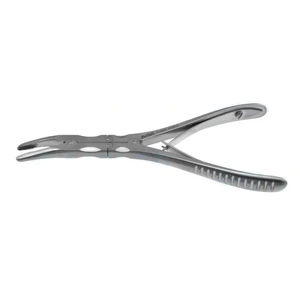 Klienert-Kutz rongeur 6" double-action, slightly curved 3.0mm x 8.0mm bite, spring handle – surgivalley (011211422)