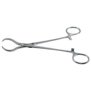 Lewin-Knochenhaltezange 7" leicht gebogene gezahnte Maulteile Ringgriff – surgivalley (001212140)