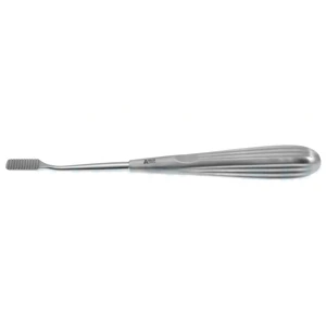 Lewis nasal rasp 7" straight, backward cutting 19.0mm long x 10.0mm wide fine teeth, brun handle – surgivalley (013210071)