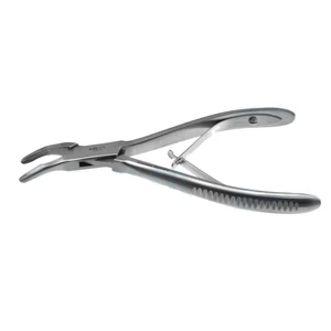 Mead ''Cleveland'' rongeur 6 1/2" #4A curved 4.0mm cup jaws upper side open, spring handle – surgivalley (011211453)