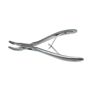 Mead rongeur 5 1/2" #4 curved 4.0mm cup jaws upper side open, spring handle – surgivalley (011211416)