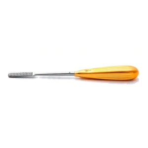 Parkes rasp 8" backward cutting, grit 7 7.5mm wide, extra coarse TC teeth gold grip handle – surgivalley (013210057)