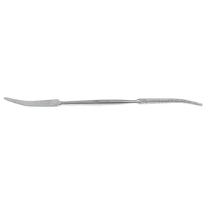 Putti bone rasp 12" double-ended 1 round end and 1 half round end flat handle – surgivalley (013210051)