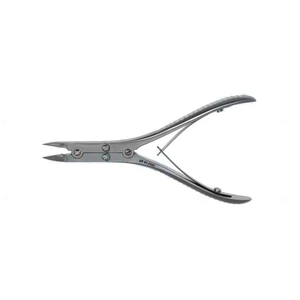 Ruskin-Liston-Knochenzange 5 3/4" Doppelwirkung, zart, gerade Backen, Federgriff – surgivalley (001212197)