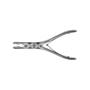 Ruskin-mini rongeur 6" double-action straight jaws 5.0mm bite, spring handle – surgivalley (011211190)