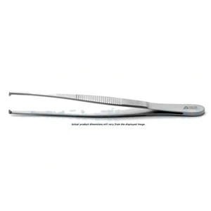 Gewebepinzette 5 3/4" gerade, 1x2 Zähne, flacher Griff – surgivalley (001212291)