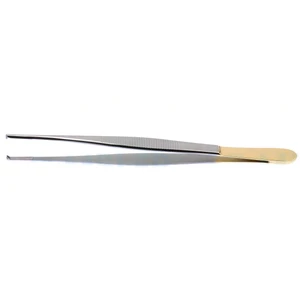 Gewebezange 6 1/4" zart, gerade, 1x2 Zähne, gezahnte TC-Plattformen, flacher Griff – surgivalley (001212092)