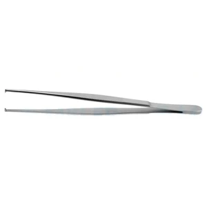 Gewebepinzette 6" gerade, 2x3 Zähne, flacher Griff – surgivalley (001212206)