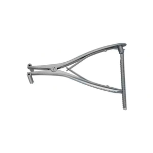 Bone distractor 6" with guides, maximum capacity 2.4mm (0.094") squeeze handle with calibrated ratchet – surgivalley (130060031)