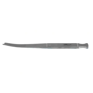 Converse osteotome 7 1/2" curved left 6.0mm wide single guarded cutting edge flat handle – surgivalley (156030010)
