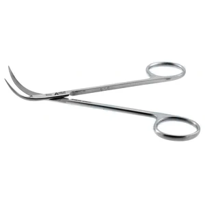 Fomon lower lateral scissors 5" strongly curved blades blunt tips ring handle – surgivalley (002211558)