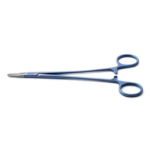 Intra-Cardiac needle holder 7 1/2" delicate straight 2.0mm tapered TC dusted jaws ring handle titanium – surgivalley (003050186)