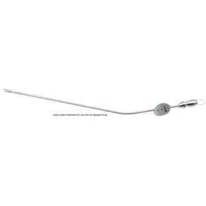 Merz suction tube 6" 12 French angled shaft straight atraumatic tip working length 80mm – surgivalley (015210909)