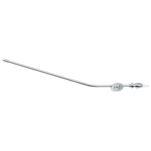 Merz suction tube 8" 10 French angled shaft straight atraumatic tip working length 125mm – surgivalley (015210938)