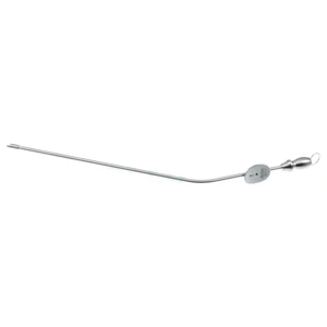 Merz suction tube 8" 7 French angled shaft straight atraumatic tip working length 125mm – surgivalley (015210941)