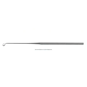 Ray pituitary curette 7 1/2" angled vertical 45º 4.0mm diameter round handle – surgivalley (008060174)