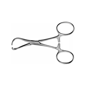 Lorna-Edna nicht perforierende Tuchklemme 5 1/4" Ringgriff – surgivalley (026210013)