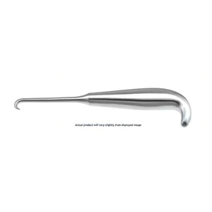 Emmet tenaculum hook 8 3/4" style #2 1 sharp prong flat handle – surgivalley (005090016)
