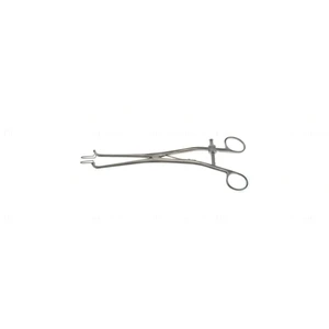 Kogan endocervical speculum 9 1/2" angled shanks 7.0mm x 25.0mm jaws ring handle with gauge and set screw – surgivalley (090090015)