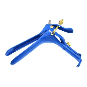 Leep Weisman-Pederson vaginal speculum large 4 3/4"long x 1"wide blades left side open insulated, built''smoke tube – surgivalley (010090050)