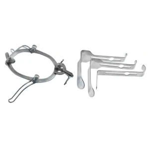 O'Sullivan-O'Connor self-retaining vaginal speculum, complete set includes: frame 2 lateral blades, and 3 center blades - 5/8"x 1 3/4" 1 1/2"x 3 1/3" and 1 3/4"x 3 1/2" – surgivalley (090090016)