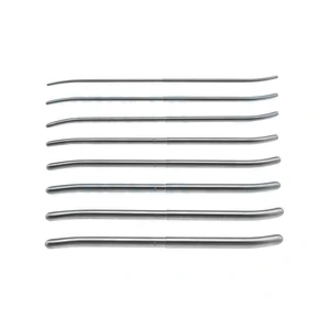 Pratt uterine dilator 11 1/2" double-ended set of 8 includes size 13/15 French to 41/43 French round handle – surgivalley (090090013)