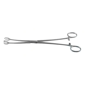 Pinzas vulsellum uterinas Schroeder de 9 3/4" mandíbulas curvas dientes 2x2 mango de anillas – surgivalley (001090094)