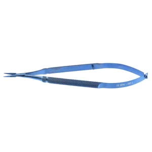 Barraquer needle holder 5 1/8" straight smooth jaws round handle, without lock titanium – surgivalley (003050134)