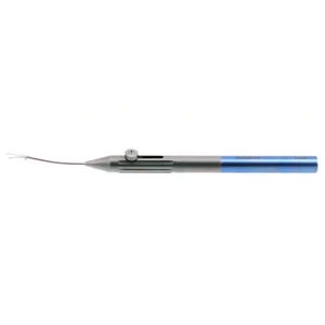Beehler pupil dilator 5 1/8" curved, four point stretching of pupil with 3 extendable fingers titanium handle, Pat. #5, 607 446 – surgivalley (018040005)
