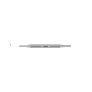 Chansue femtosecond lenticule spatula 4 1/2" double-ended, vaulted, conical 9.0mm long spatula 2.0mm long hook round handle – surgivalley (005060072)