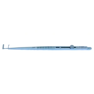 D&K Assaf resection muscle hook 5 3/8" 90º double 10.0mm adjustable tips, caliper measures 2.0mm - 15.0mm, Patent # 2335601 titanium – surgivalley (005212807)