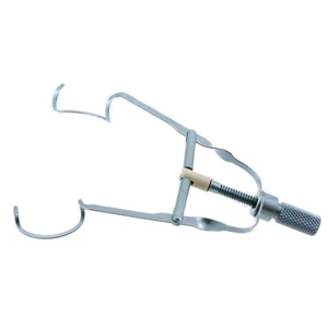 D&K Buratto LASIK lid speculum adult size 15.5mm open wire blades, nasal approach, adjustable thumb-screw tension titanium – surgivalley (010040152)