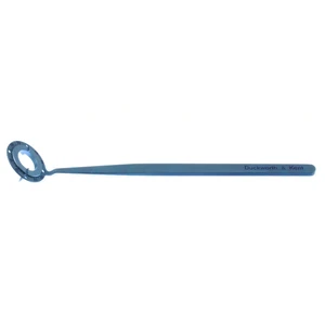 D&K Cionni Toric axis marker 4 1/2" angled 45º curved shaft 2 rotating blades, measures 0º to 180º''10º increments 11.0mm inside diameter 15.0mm outside diameter flat handle titanium – surgivalley (999040719)
