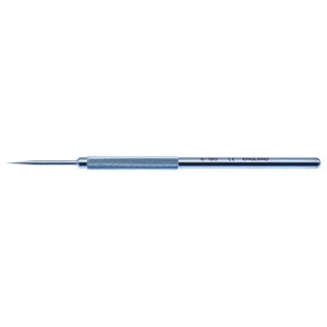 D&K lacrimal dilator 4 7/8" 0.1mm diameter at tip end round handle titanium – surgivalley (018040021)