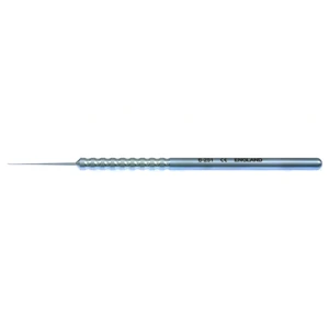 D&K Sinskey hook 4 3/4" straight shaft 0.18mm diameter tip round handle titanium – surgivalley (005040008)