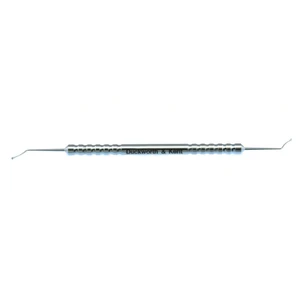 D&K SMILE lenticule hook 4 3/4" double-ended angled 70° 10.0mm from bend to tip 3 prongs angled up and down 1.0mm wide round handle titanium – surgivalley (005212420)