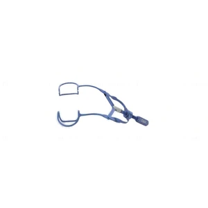 D&K VSL ring holding lid speculum adult size 15.0mm closed wire blades, nasal approach, grooves''blades to hold silicone bands to support the VSL ring, adjustable thumb-screw tension, titan – surgivalley (001040021)