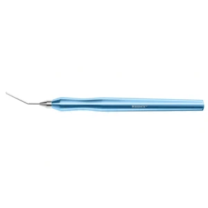 Descemet's endothelial stripper angled, irrigating round handle – surgivalley (999040117)