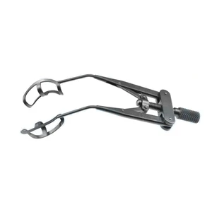 Dick femtosecond lid speculum 3 1/8" adult size curved 18.0mm open wire blades, nasal approach, adjustable thumb-screw tension – surgivalley (010040148)