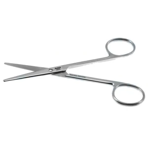 Enucleation scissors 5" heavy straight 44.0mm blades blunt tips ring handle – surgivalley (002040226)