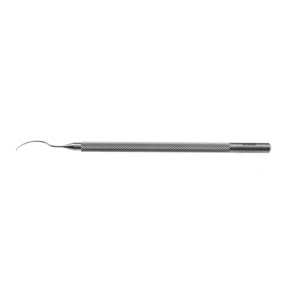 John DXEK/DSAEK descemet's stripper 4 1/4" strongly vaulted shaft 15.0mm from bend to tip round handle – surgivalley (999060105)