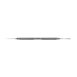 Katzen LASIK flap unzipper 5 3/8" double-ended straight shafts, modified Sinskey hook, bi-convex spatula with beveled notches round handle – surgivalley (005040021)