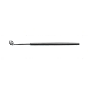 Keratoplasty spatula round, perforated blade flat handle – surgivalley (999060100)