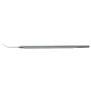 Kuglen iris hook & lens manipulator 4 1/2" angled shaft 10.0mm from bend to tip, clover leaf model round handle – surgivalley (002040191)